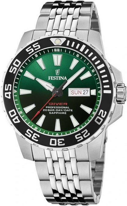 Festina The Originals F20661/2 Herrenuhr • Saphirglas • 20 ATM
