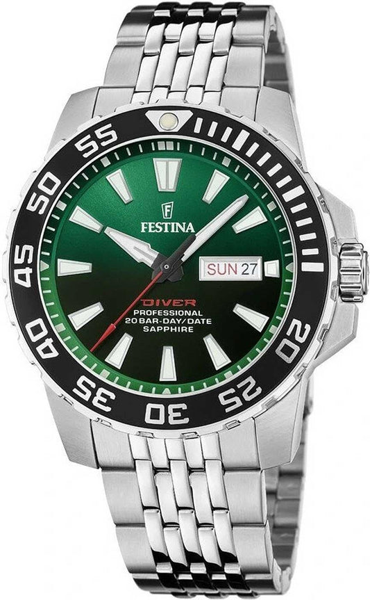 Festina The Originals F20661/2 Herrenuhr • Saphirglas • 20 ATM