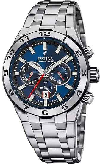 Festina Chrono Bike F20670/1 Herrenuhr • Sportlicher Chronograph • 10 ATM Wasserfest