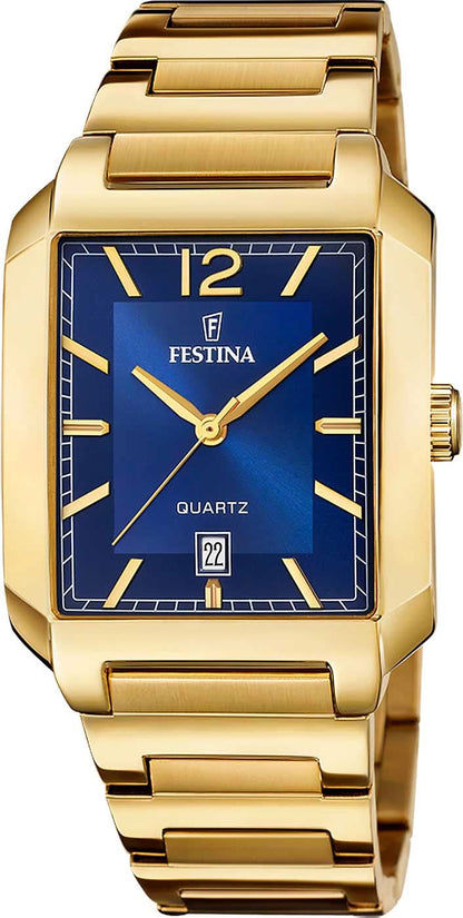 Festina On the Square F20678/3 Herrenuhr • Elegantes Design