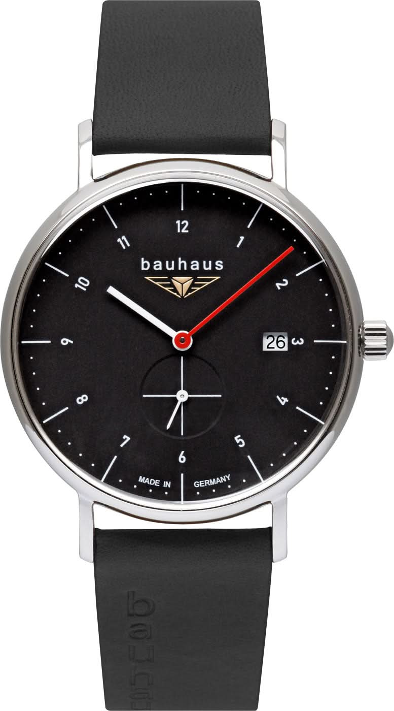Bauhaus 2130-2 Herrenuhr • Made in Germany • Kleine Sekunde