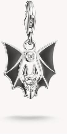 Faszinierender Fledermaus Charm-Anhänger Sterling Silber mit funkelndem Zirkonia - Thomas Sabo Modell: 2229-691-11
