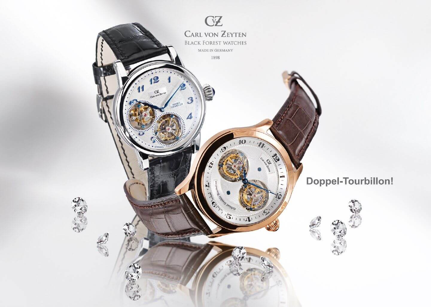 Carl von Zeyten Todtmoos Limited Edition CVZ2020RSL Herren • Doppel-Tourbillon • Automatikwerk Kaliber 101, Bild 2