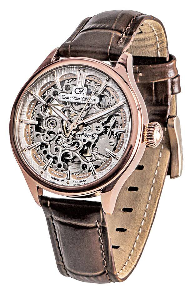 Carl von Zeyten Horbach CVZ0072RWHS Damen Automatikuhr • Skelett-Zifferblatt • Limited Edition