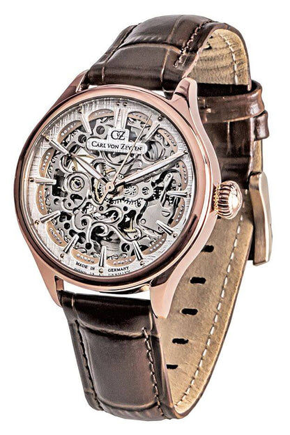 Carl von Zeyten Horbach CVZ0072RWHS Damen Automatikuhr • Skelett-Zifferblatt • Limited Edition