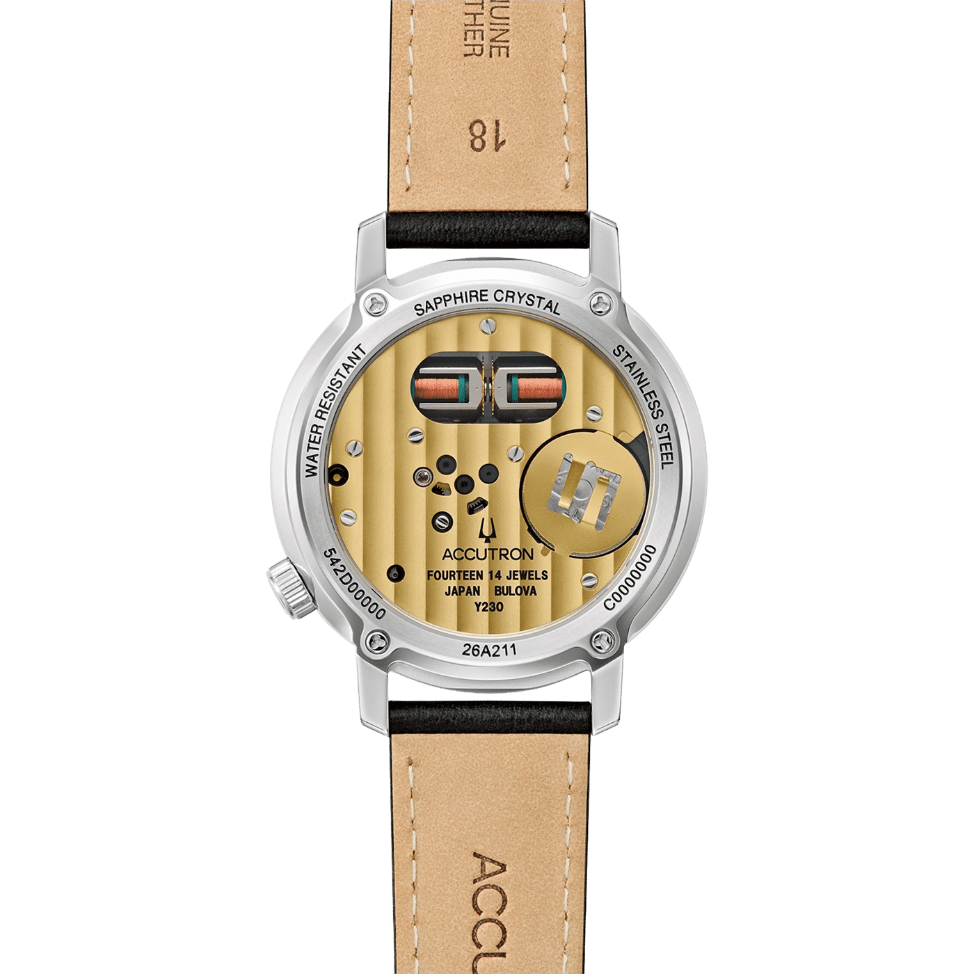 Bulova Accutron Spaceview 314 26A211 Herren Armbanduhr Grün • Stimmgabel-Kaliber Y230-Y4A • Saphirglas, Bild 3