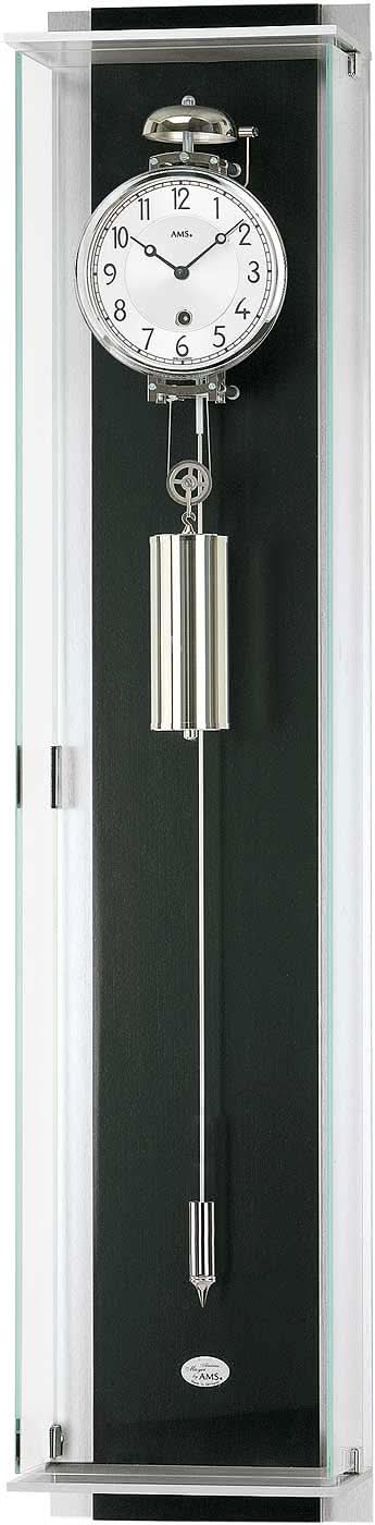 AMS Wall Clock • Mechanical Weight-Driven Movement • Modern Design