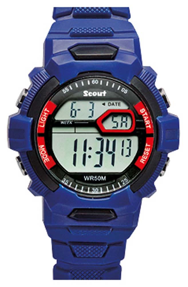 Scout The Digi 308001 Kinderuhr • Digitalanzeige • 5 ATM