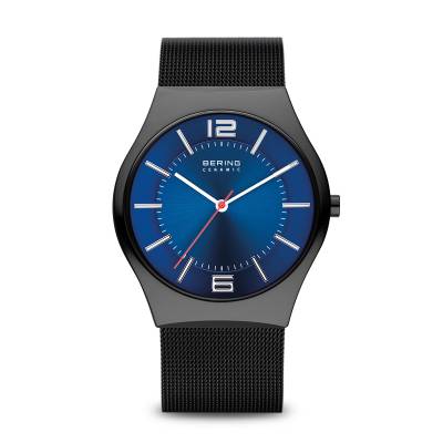 Bering 32039-309 Ceramic Herrenuhr Silber • Saphirglas • Milanaise-Armband, Bild 6