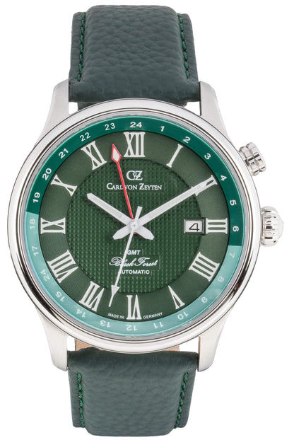 Carl von Zeyten Rench CVZ0087GRS Herrenuhr Grün • Automatikwerk Kaliber 620 • Saphirglas