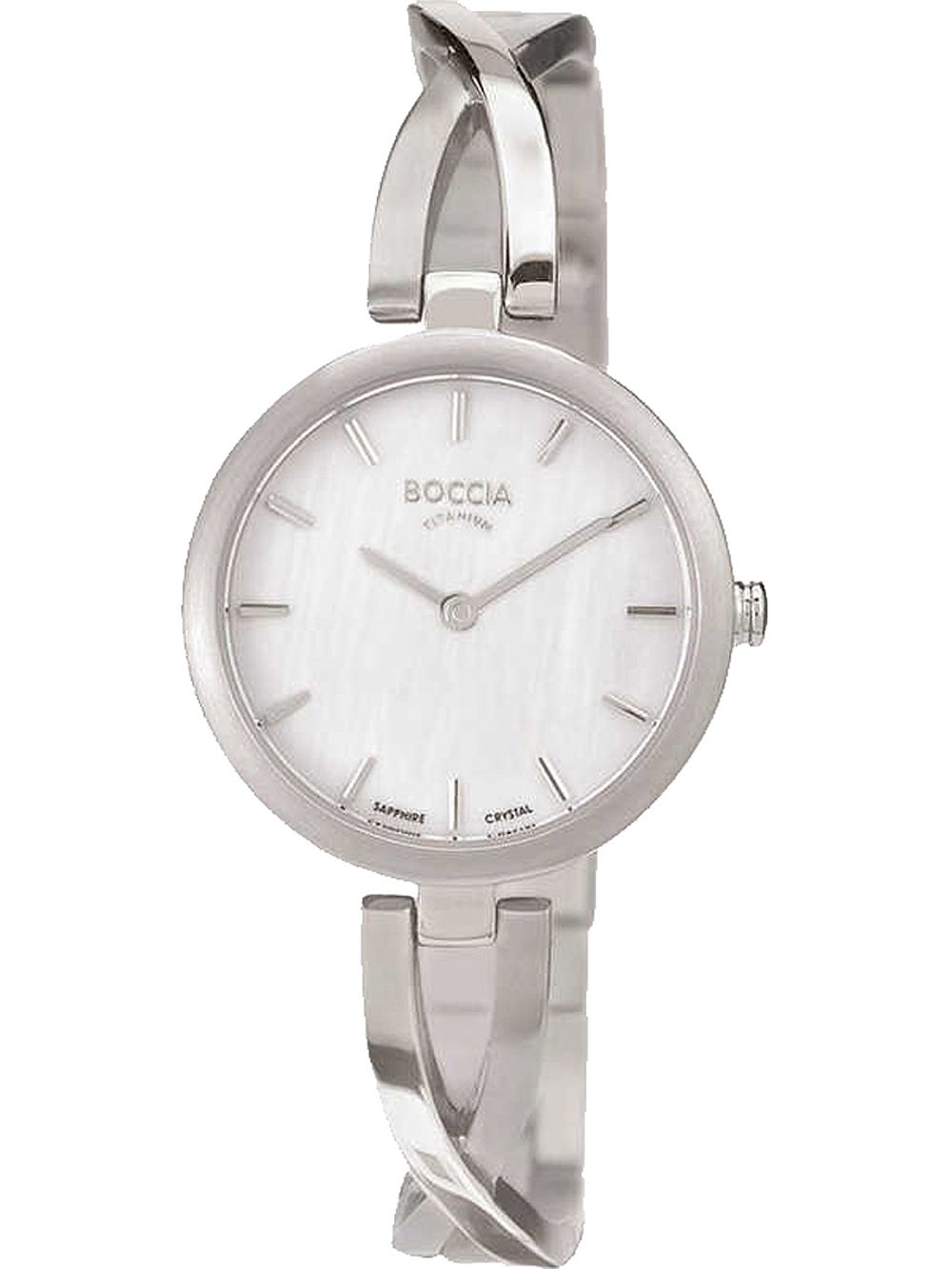 Boccia Dress 3239-01 Damen Armbanduhr • Saphirglas • Leichtes Titan