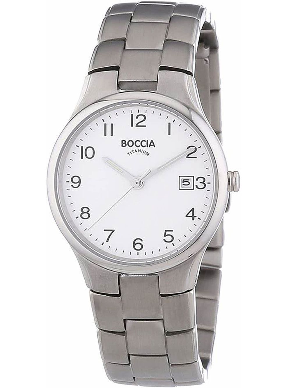Boccia Titanium 3297-01 Damen Armbanduhr Silber • Reintitan-Gehäuse • Mineralglas