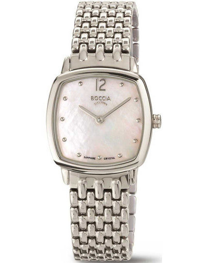 Boccia Trend 3353-01 Damen Armbanduhr • Saphirglas • Ultraleichtes Titangehäuse