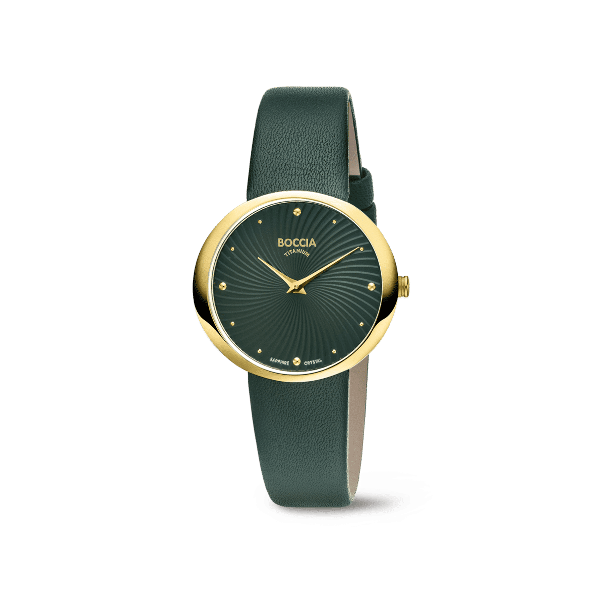 Boccia Titanium 3364-03 Damen Armbanduhr • Saphirglas • Titan teil-goldplattiert, Bild 3