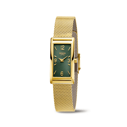 Boccia Titanium 3366-01 Damen • Reintitan-Gehäuse • Milanaise-Armband, Bild 2