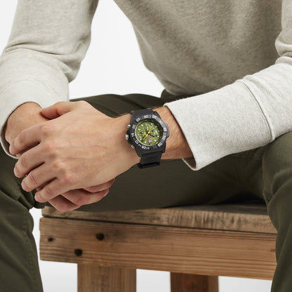 Luminox Navy SEAL XS.3597 Herren Armbanduhr Grün • Chronograph • 20 ATM Taucheruhr, Bild 4