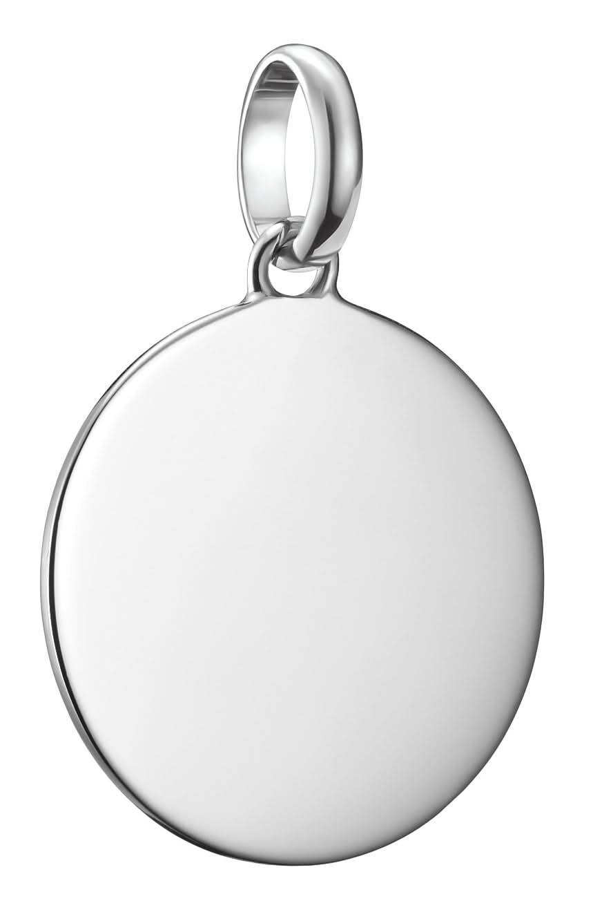 Thomas Sabo Large Coin Charm Pendant Connect Silver