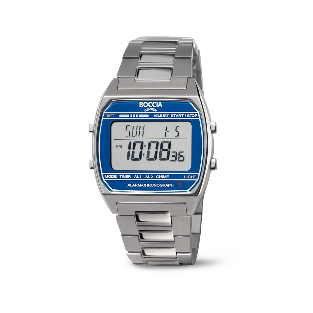 Boccia 3738-02 Herren Armbanduhr • Digitaler Chronograph • Titan, Bild 5