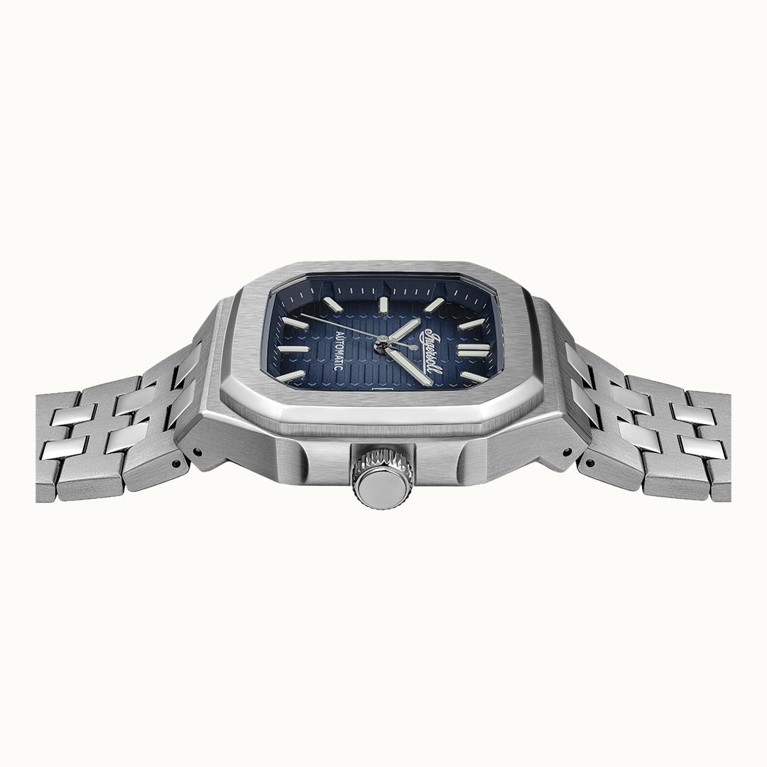 Ingersoll 1892 The Yield I17801 Herren Armbanduhr Blau • Automatikwerk • Mineralglas, Bild 3
