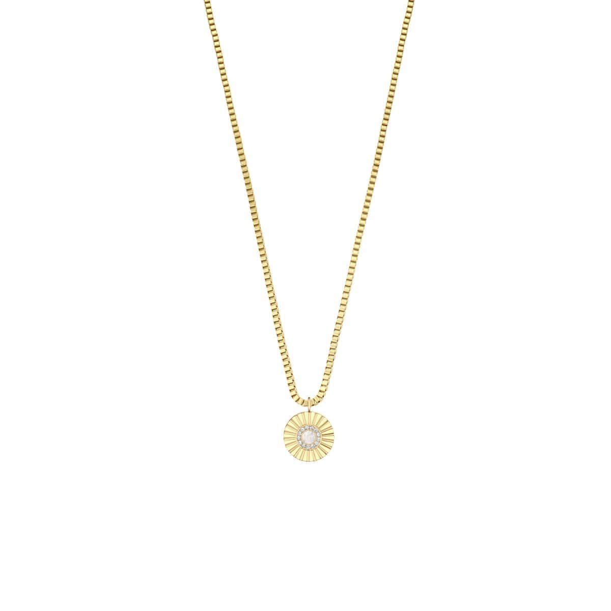 Halskette aus Edelstahl - Arctic Flowers Gold glänzend - BERING Modell: 465-259-450
