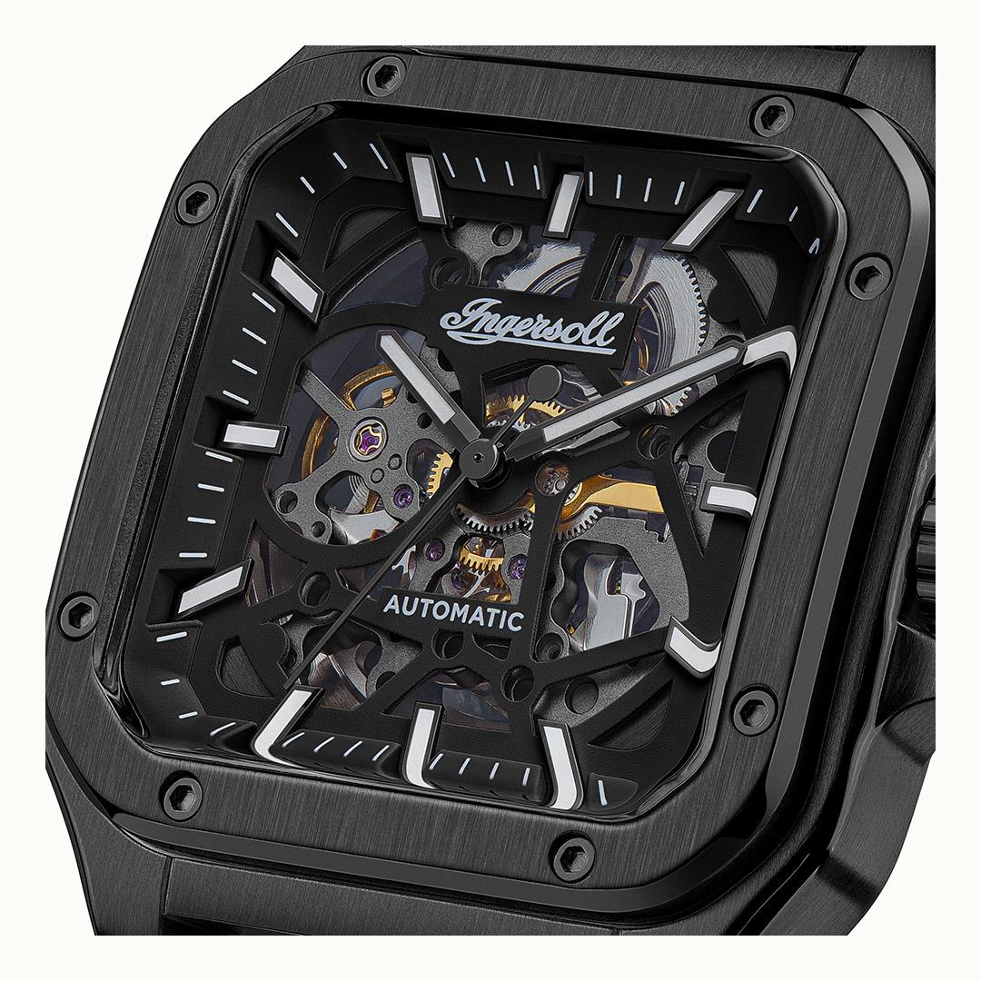Ingersoll 1892 Ollie I14504 Herren Armbanduhr Schwarz • Automatikwerk • Mineralglas, Bild 2