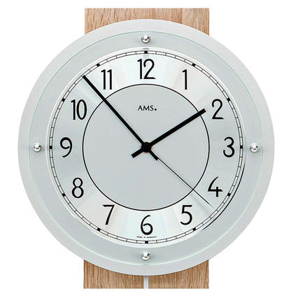 AMS Wanduhr • Präzises Uhrwerk • Zeitloses Design