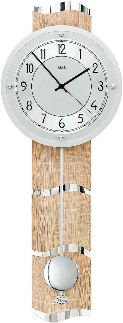 AMS Wanduhr • Präzises Uhrwerk • Zeitloses Design