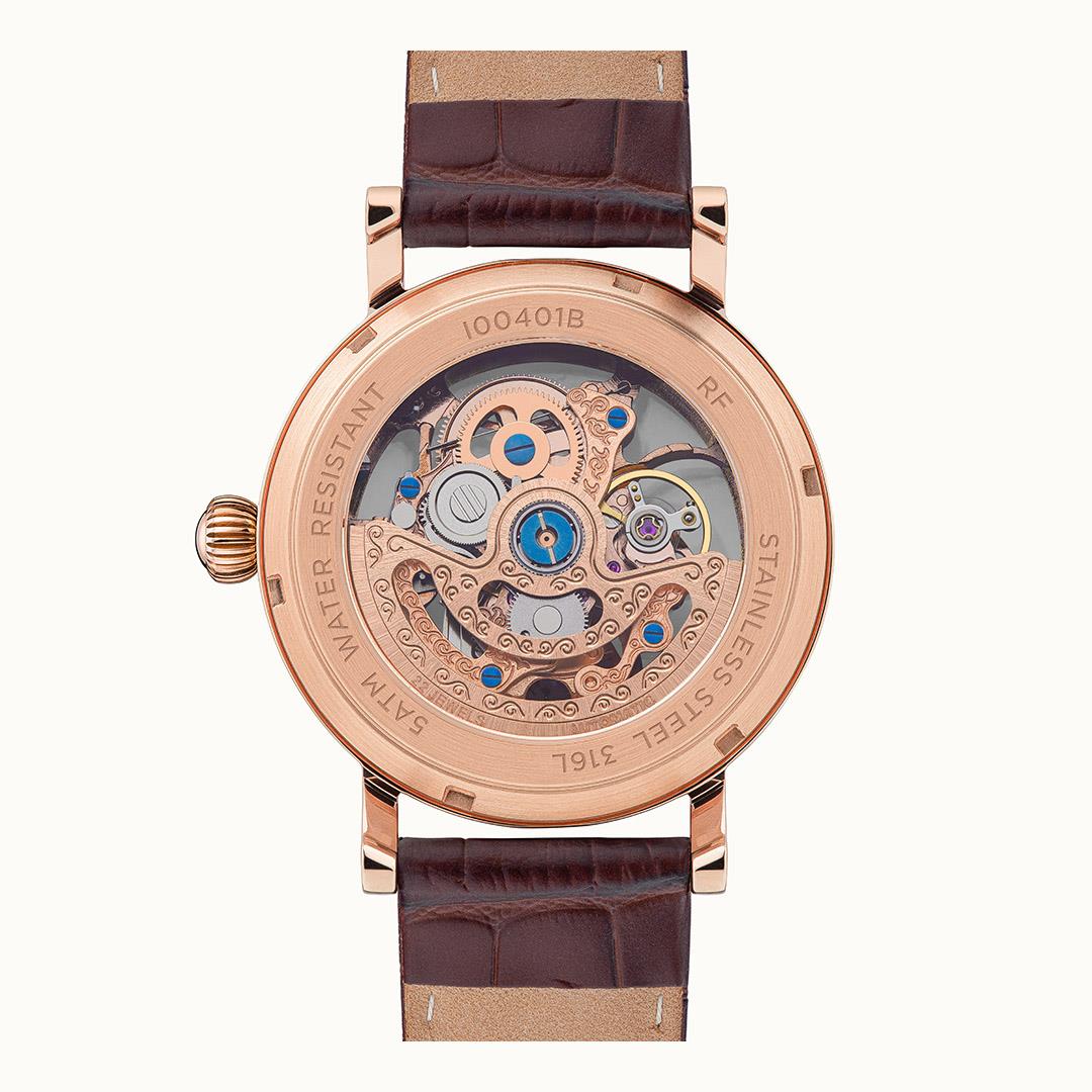 Ingersoll 1892 The Herald I00401B Herren Armbanduhr Roségold • Skelettwerk • Automatikwerk, Bild 5