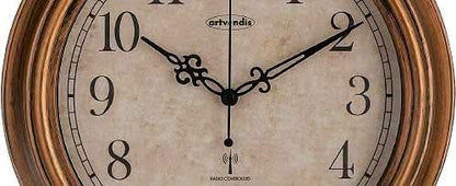 Artvendis 5575B Wanduhr Gartenuhr Funkwanduhr