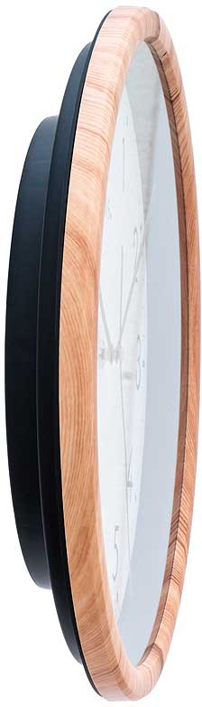 AMS Wall Clock 30x30x6 cm Plastic • Radio-controlled • Timeless Design