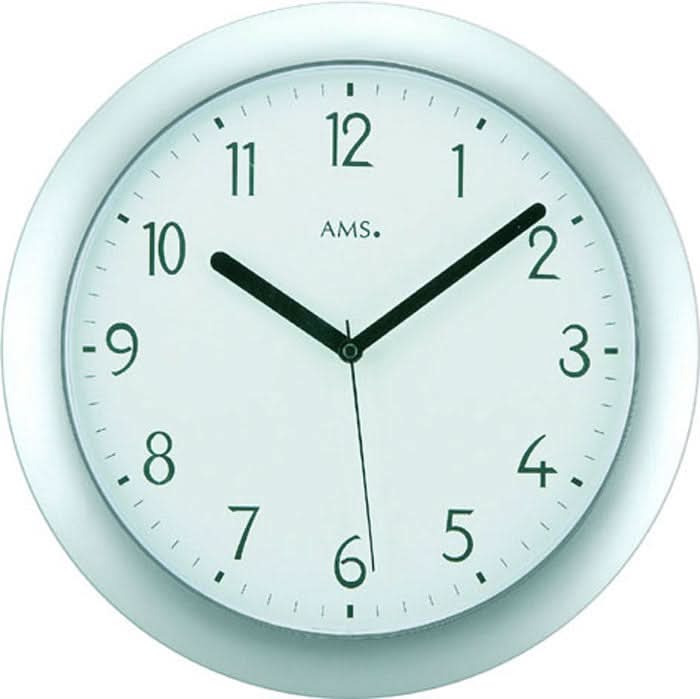 AMS Wanduhr • Funkgesteuert • Zeitloses Design