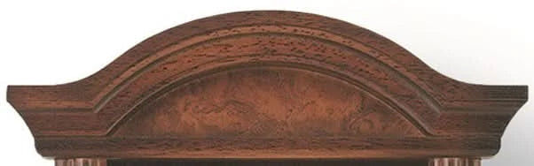 AMS Wanduhr 53x27x13 cm Holz • Mechanisches 14-Tage-Werk • Westminster Melodie