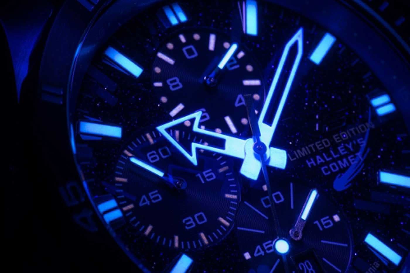 Vostok Europe Halley's Comet 6S10-320E694 Herrenuhr • Aventurin-Zifferblatt • 20 ATM