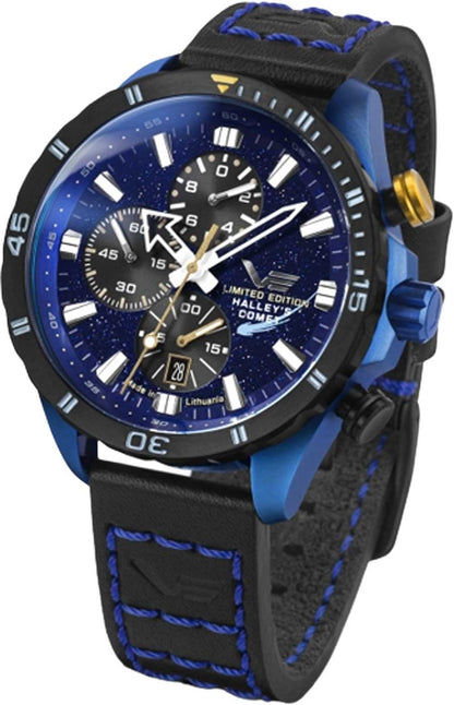 Vostok Europe Halley's Comet 6S10-320E694 Herrenuhr • Aventurin-Zifferblatt • 20 ATM