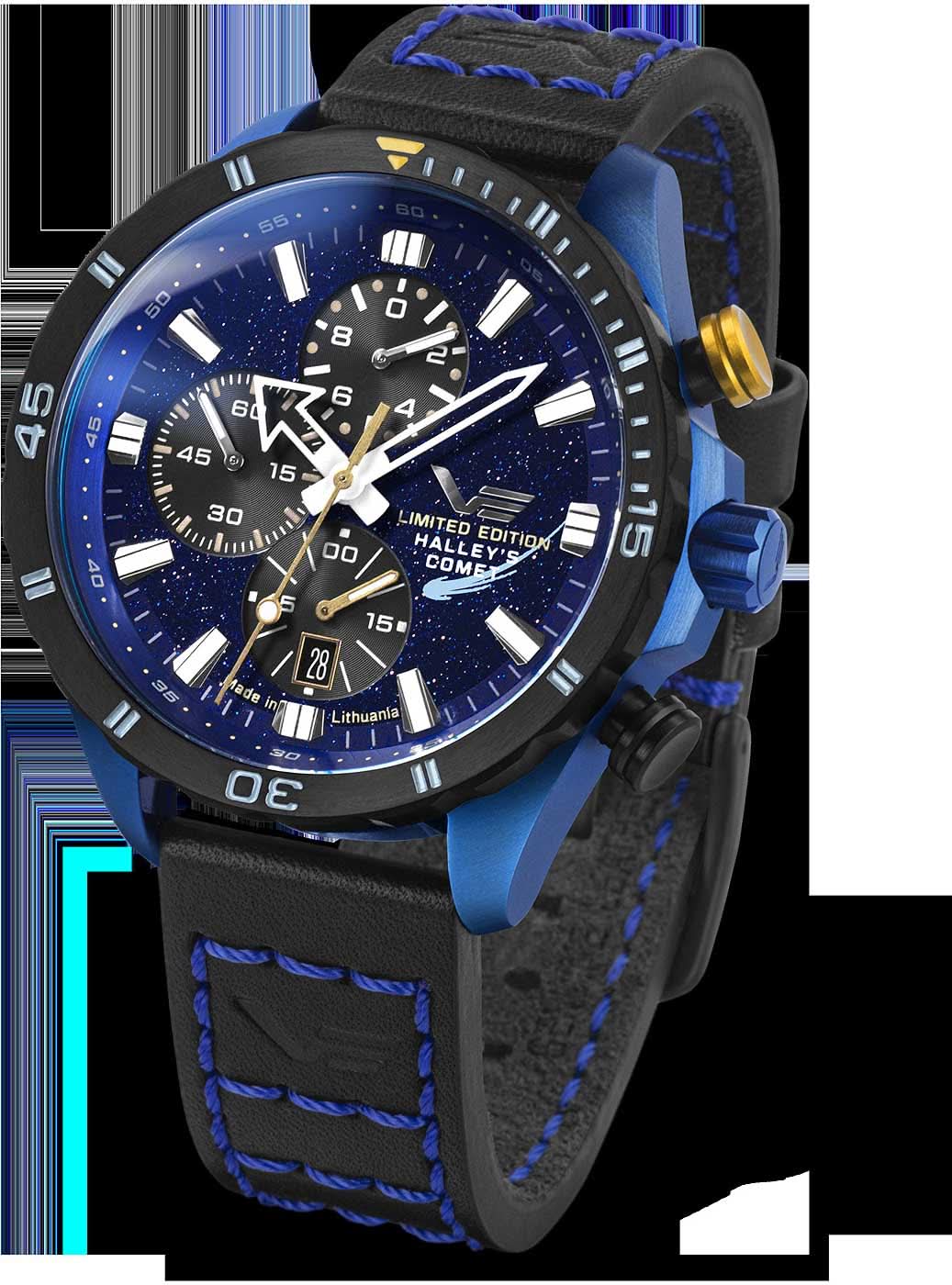Vostok Europe Halley's Comet 6S10-320E694 Herrenuhr • Aventurin-Zifferblatt • 20 ATM