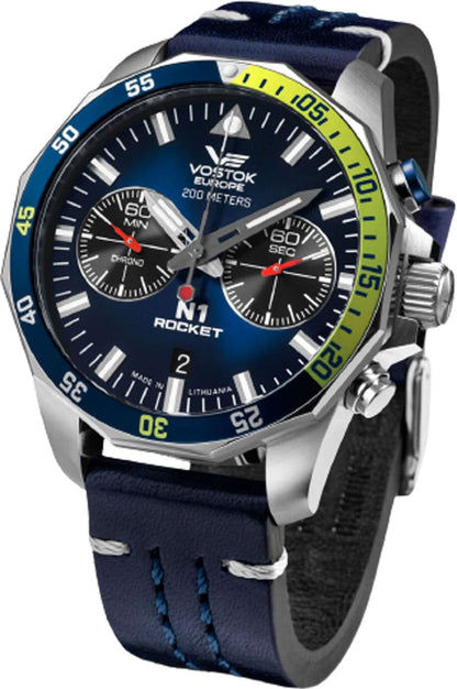Vostok Europe Rocket N1 6S21-225A708 Herrenuhr • 20 ATM • K1-Sicherheitsglas