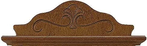 AMS Wanduhr 50x27x8 cm Nussbaum • Quarz Uhrwerk • Westminster Melodie