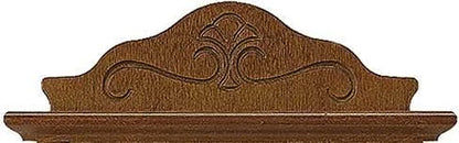AMS Wanduhr 50x27x8 cm Nussbaum • Quarz Uhrwerk • Westminster Melodie