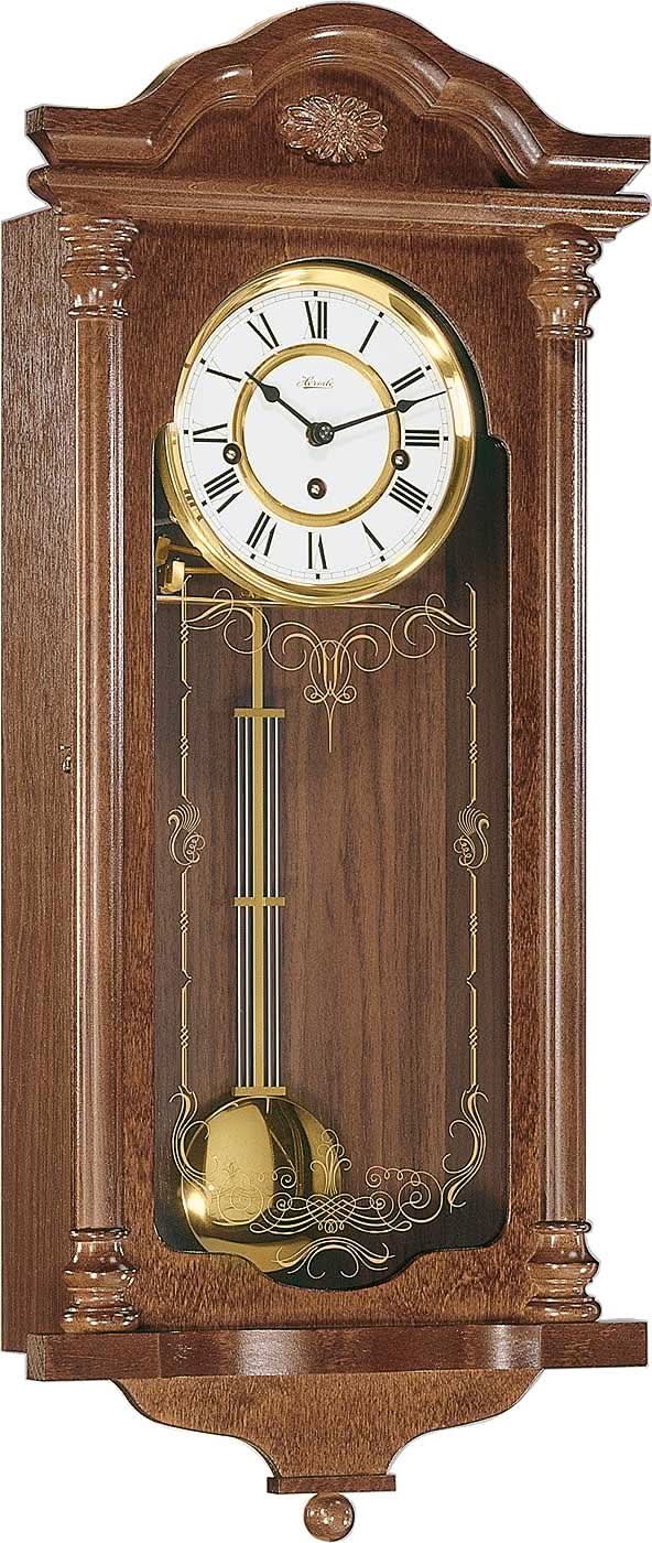 Hermle Wanduhr Holz • Westminster Schlagwerk • Mechanisches Uhrwerk