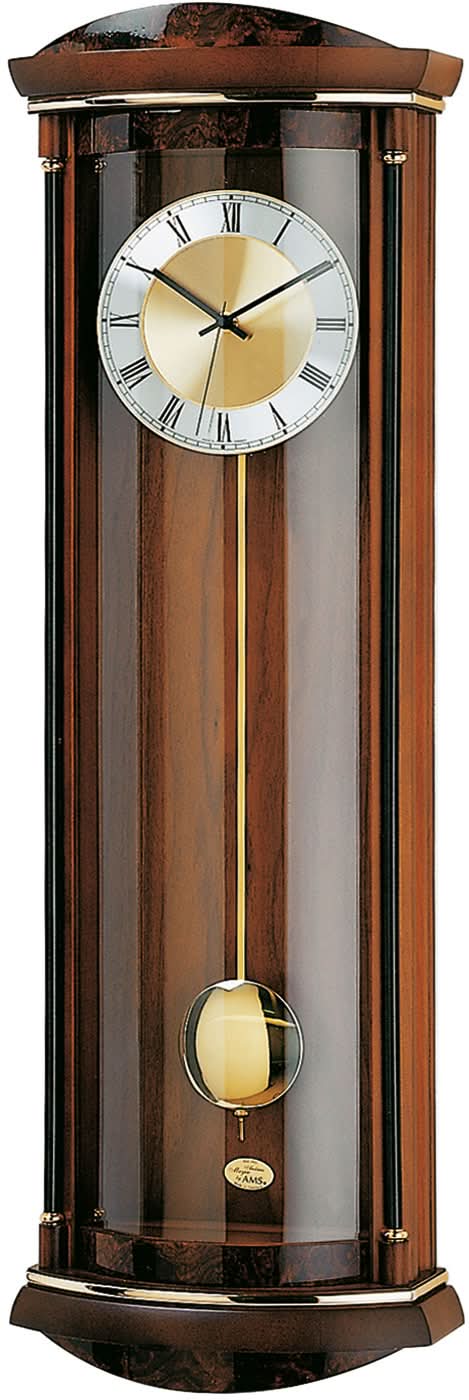 AMS Wall Clock 71x21x10 cm Wood • Precise Quartz Movement • Elegant Design