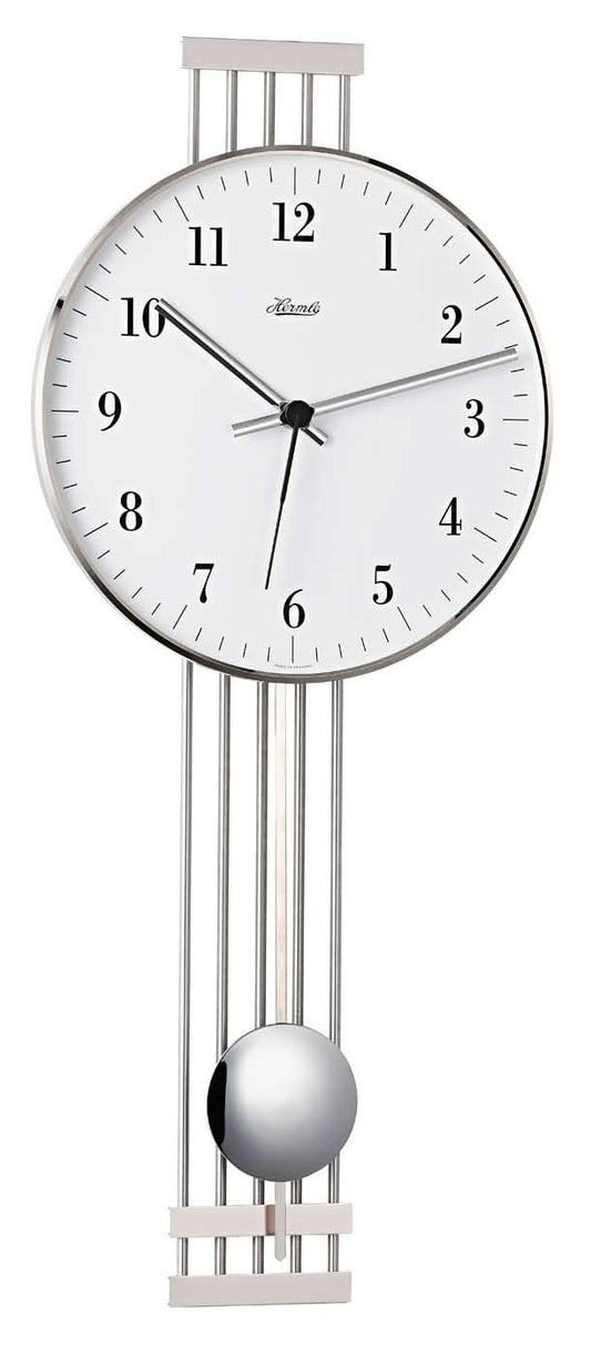 Hermle Wanduhr 56x24x7 cm Metall • Funk • Pendel