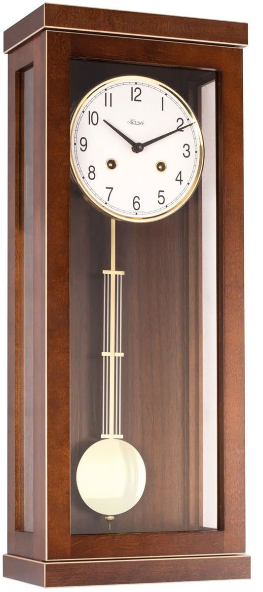 Hermle Wanduhr 57x22,5x13 cm Holz • 14-Tage-Uhrwerk • Massivholzgehäuse