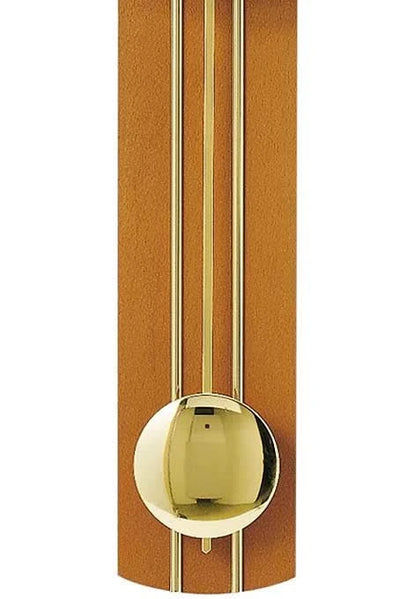AMS Wanduhr 60x22x7 cm Holz • Präzises Quarzwerk • Klassisches Design