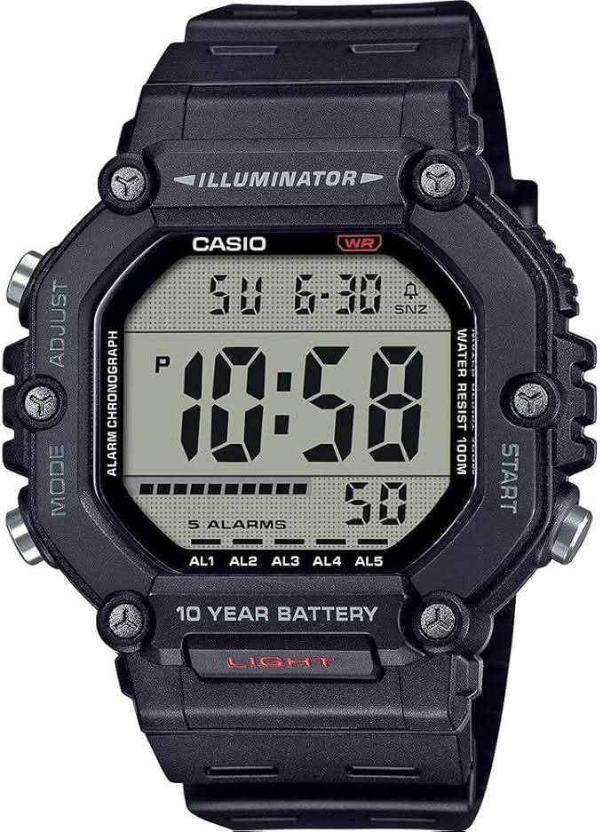Casio Collection AE-1600H-1AVEF Herrenuhr • 10 Jahre Batterie • Weltzeit