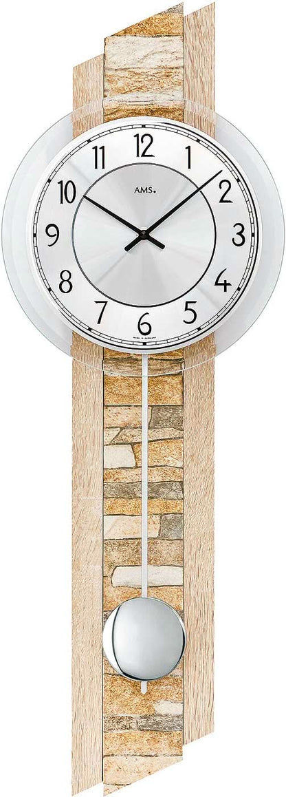 AMS Wanduhr • Zeitloses Design • Präzises Uhrwerk