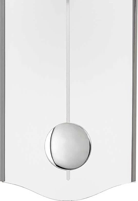AMS Wanduhr 50x20x5 cm Glas • Moderne Eleganz • Präzises Quarzwerk