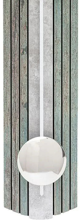 AMS Wall Clock 62x23x6 cm Wood • Quartz Movement • Modern Design