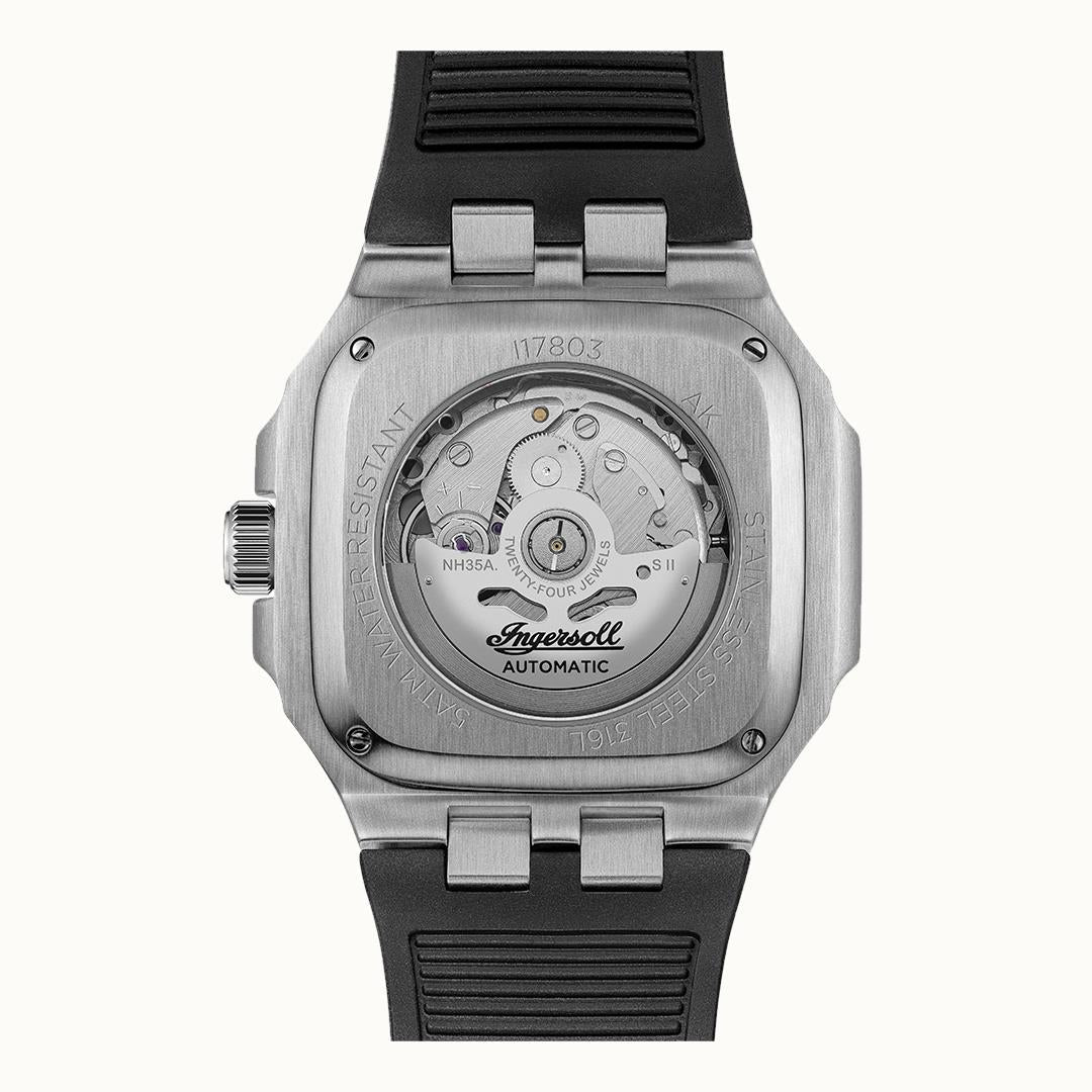Ingersoll 1892 The Yield I17803 Herren Armbanduhr Schwarz • Automatikwerk • Leuchtzeiger mit Datumsanzeige, Bild 5
