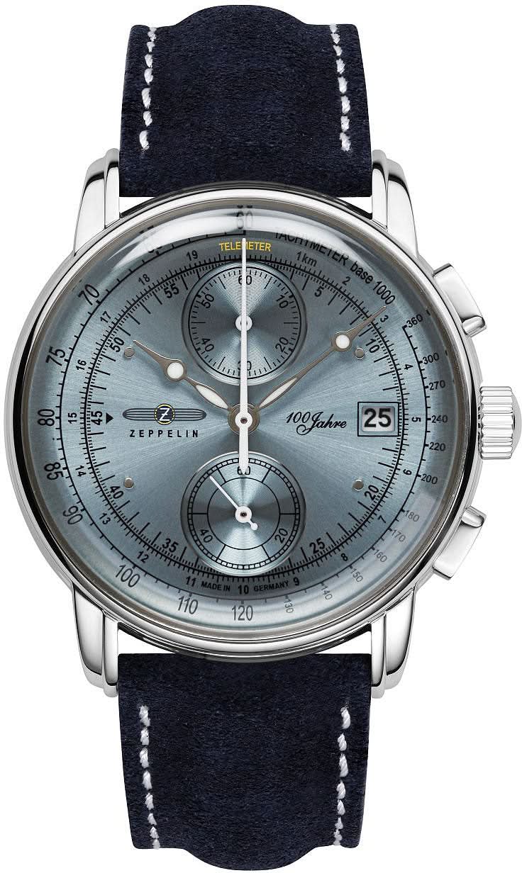 Zeppelin 100 Jahre Zeppelin 8670-3 Herrenuhr • Made in Germany • Historisches Flieger-Design