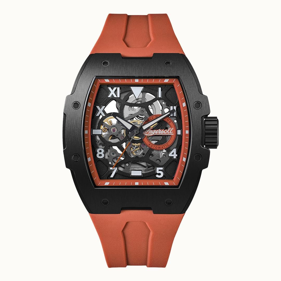 Ingersoll 1892 The Play I15304 Herren Armbanduhr Schwarz • Automatikwerk • Mineralgas kratzfest